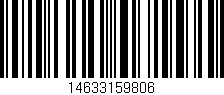 Código de barras (EAN, GTIN, SKU, ISBN): '14633159806'