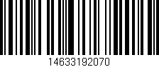 Código de barras (EAN, GTIN, SKU, ISBN): '14633192070'
