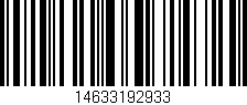 Código de barras (EAN, GTIN, SKU, ISBN): '14633192933'