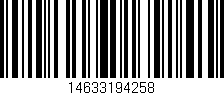 Código de barras (EAN, GTIN, SKU, ISBN): '14633194258'