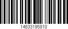 Código de barras (EAN, GTIN, SKU, ISBN): '14633195910'