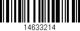 Código de barras (EAN, GTIN, SKU, ISBN): '14633214'
