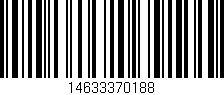 Código de barras (EAN, GTIN, SKU, ISBN): '14633370188'
