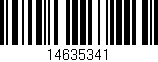 Código de barras (EAN, GTIN, SKU, ISBN): '14635341'