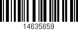 Código de barras (EAN, GTIN, SKU, ISBN): '14635659'