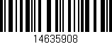 Código de barras (EAN, GTIN, SKU, ISBN): '14635908'