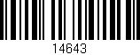 Código de barras (EAN, GTIN, SKU, ISBN): '14643'