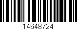 Código de barras (EAN, GTIN, SKU, ISBN): '14648724'