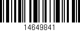 Código de barras (EAN, GTIN, SKU, ISBN): '14649841'