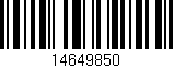 Código de barras (EAN, GTIN, SKU, ISBN): '14649850'