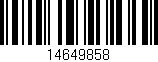 Código de barras (EAN, GTIN, SKU, ISBN): '14649858'