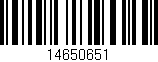 Código de barras (EAN, GTIN, SKU, ISBN): '14650651'