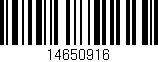 Código de barras (EAN, GTIN, SKU, ISBN): '14650916'