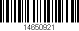 Código de barras (EAN, GTIN, SKU, ISBN): '14650921'