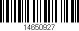 Código de barras (EAN, GTIN, SKU, ISBN): '14650927'