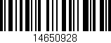 Código de barras (EAN, GTIN, SKU, ISBN): '14650928'