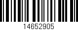 Código de barras (EAN, GTIN, SKU, ISBN): '14652905'
