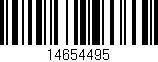 Código de barras (EAN, GTIN, SKU, ISBN): '14654495'