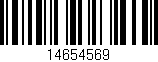 Código de barras (EAN, GTIN, SKU, ISBN): '14654569'