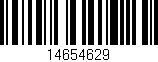 Código de barras (EAN, GTIN, SKU, ISBN): '14654629'