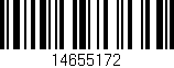 Código de barras (EAN, GTIN, SKU, ISBN): '14655172'