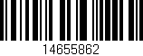 Código de barras (EAN, GTIN, SKU, ISBN): '14655862'