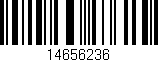 Código de barras (EAN, GTIN, SKU, ISBN): '14656236'