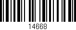 Código de barras (EAN, GTIN, SKU, ISBN): '14668'