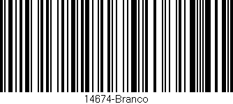 Código de barras (EAN, GTIN, SKU, ISBN): '14674-Branco'