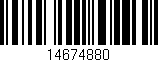 Código de barras (EAN, GTIN, SKU, ISBN): '14674880'