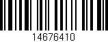 Código de barras (EAN, GTIN, SKU, ISBN): '14676410'