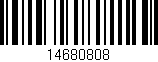 Código de barras (EAN, GTIN, SKU, ISBN): '14680808'