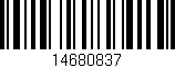Código de barras (EAN, GTIN, SKU, ISBN): '14680837'