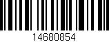 Código de barras (EAN, GTIN, SKU, ISBN): '14680854'