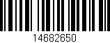 Código de barras (EAN, GTIN, SKU, ISBN): '14682650'