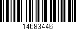 Código de barras (EAN, GTIN, SKU, ISBN): '14683446'