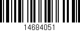 Código de barras (EAN, GTIN, SKU, ISBN): '14684051'