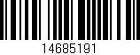 Código de barras (EAN, GTIN, SKU, ISBN): '14685191'