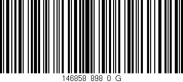 Código de barras (EAN, GTIN, SKU, ISBN): '146858_898_0_G'