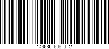 Código de barras (EAN, GTIN, SKU, ISBN): '146860_898_0_G'