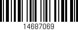 Código de barras (EAN, GTIN, SKU, ISBN): '14687069'