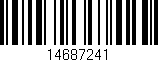 Código de barras (EAN, GTIN, SKU, ISBN): '14687241'