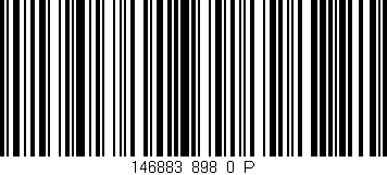 Código de barras (EAN, GTIN, SKU, ISBN): '146883_898_0_P'