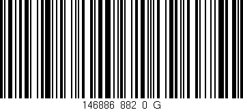 Código de barras (EAN, GTIN, SKU, ISBN): '146886_882_0_G'