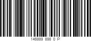 Código de barras (EAN, GTIN, SKU, ISBN): '146889_898_0_P'
