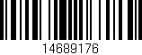 Código de barras (EAN, GTIN, SKU, ISBN): '14689176'