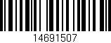 Código de barras (EAN, GTIN, SKU, ISBN): '14691507'