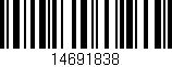 Código de barras (EAN, GTIN, SKU, ISBN): '14691838'