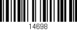 Código de barras (EAN, GTIN, SKU, ISBN): '14698'