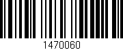 Código de barras (EAN, GTIN, SKU, ISBN): '1470060'